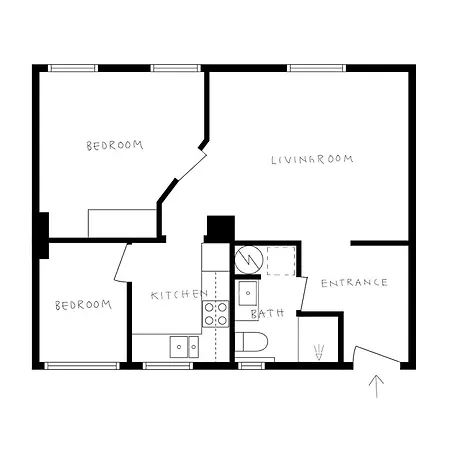 شقة Dinbnb Style - 200m To Torgalmenningen برغن